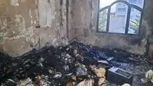 آتش سوزی گسترده در یک منزل مسکونی در مشهد