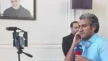 صداوسیما: تغییر مکان نشست خبری ایران و عربستان بخاطر عکس سردار سلیمانی بود / ویدئو
