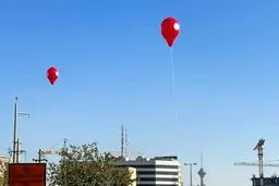 بالن‌های قرمز خطرناک شهرداری تهران جمع شد