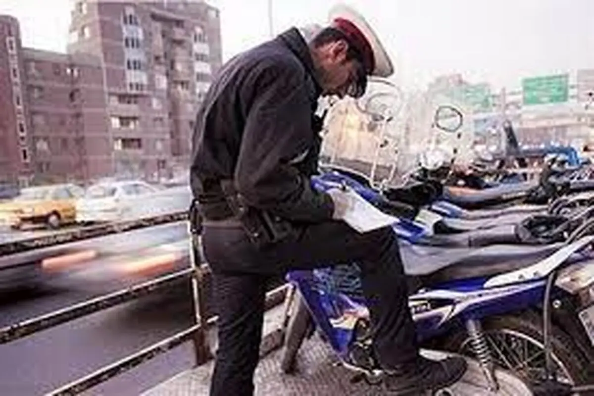 تصاویر جدید از برخورد با موتورسواران متخلف در تهران/ویدئو

