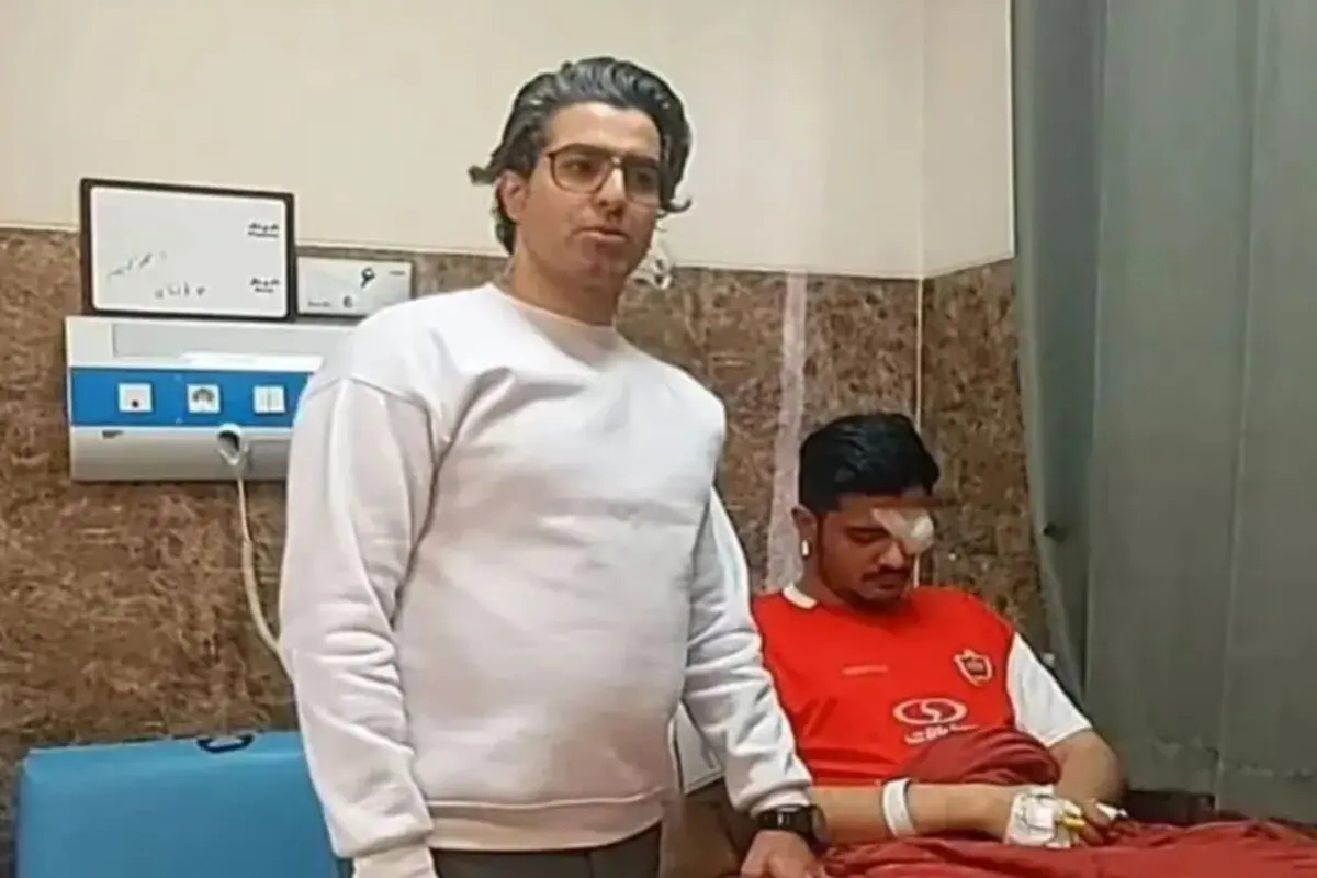 جراحی دوباره چشم هوادار پرسپولیس 