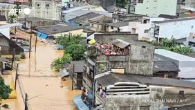 افزایش تلفات سیل مرگبار در تایلند به ۱۴۵ نفر