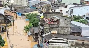 افزایش تلفات سیل مرگبار در تایلند به ۱۴۵ نفر