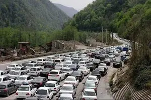 ترافیک در برخی محورهای شمالی