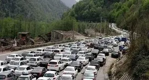 ترافیک در مبادی ورودی به مازندران سنگین است
