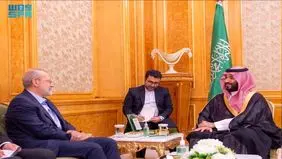 دیدار لاریجانی با بن سلمان+ جزئیات