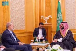 دیدار لاریجانی با بن سلمان+ جزئیات
