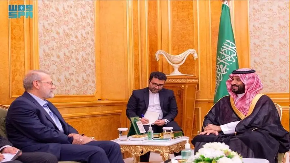 دیدار لاریجانی با بن سلمان+ جزئیات