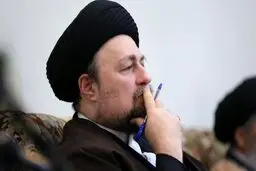 عکسی که ایسنا از سیدحسن خمینی در نمازجمعه منتشر کرد