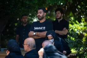 مراسم تشییع پیکر حمیدرضا درجاتی