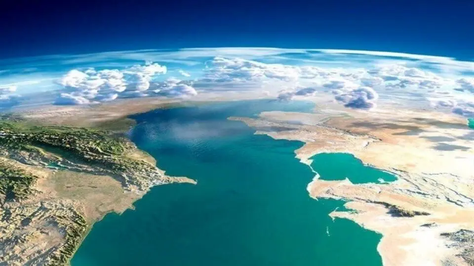 وثائق تظهر انخفاض منسوب میاه بحر قزوین