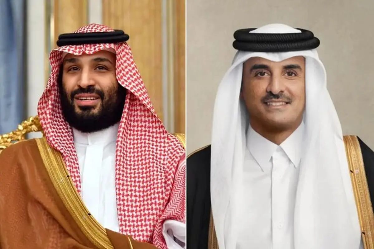 تماس امیر قطر و ولیعهد عربستان درباره شرایط منطقه