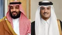 تماس امیر قطر و ولیعهد عربستان درباره شرایط منطقه