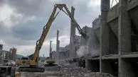 تخریب عجیب یک ساختمان در تهران خبرساز شد!/ ویدئو

