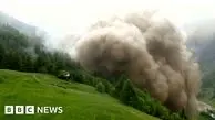 با ریزش یخچال طبیعی در سوئیس یک روستا مدفون شد
