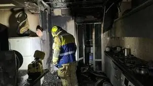 آتش‌سوزی در برج مسکونی وردآورد یک قربانی گرفت