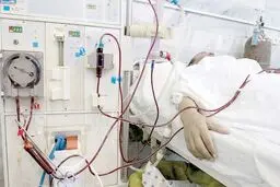 زخم جنگ بر صورت بیماران