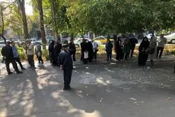  تجمع اعتراضی مقابل ستاد ارتش تهران + عکس