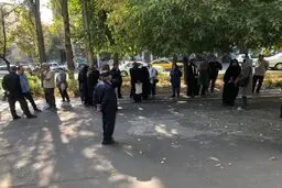  تجمع اعتراضی مقابل ستاد ارتش تهران + عکس
