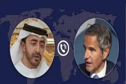 گفتگوی تلفنی وزیر خارجه امارات و «گروسی»

