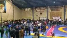 چاقوکشی در مسابقات کشتی استان فارس