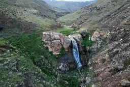 آبشار دره غار شهر علی آباد دمق ثبت ملی می شود
