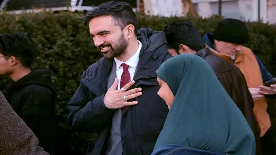زهران ممدانی نامزد شیعه شهرداری نیویورک در مراسم روز عاشورا حاضر شد + ویدئو