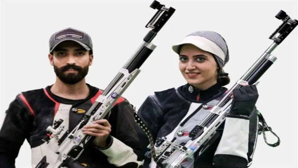 تیم میکس تفنگ ۱۰ متر ایران در آسیا چهارم شد