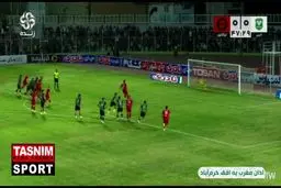 گل اول تراکتور به خیبر را ببینید + ویدیو