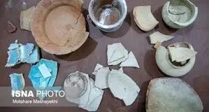 کشف اشیای تاریخی مربوط به دوره ساسانیان در روستای مرزی حصارچه 