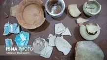 کشف اشیای تاریخی مربوط به دوره ساسانیان در روستای مرزی حصارچه 