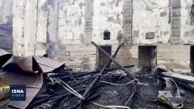 وضعیت «سینما ایران» پس از آتش‌سوزی را ببینید + ویدیو