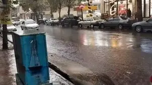 بارش شدید باران در آستارا + ویدیو