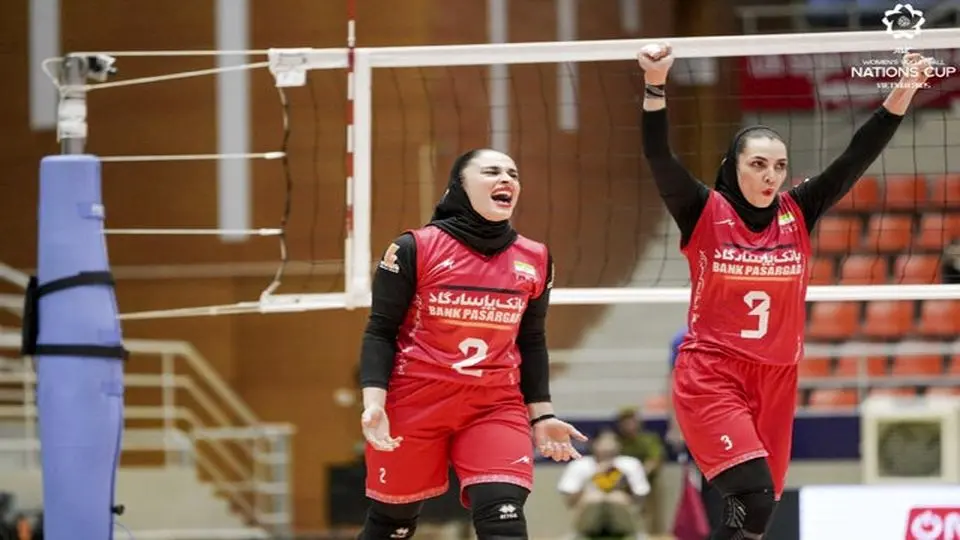 والیبال زنان ایران سومین برد خود را به دست آورد