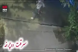 اولین ویدئو از شیوه سرقت سارقان خشن شمال‌غرب تهران 