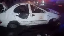 واژگونی مینی‌بوس در محور اراک-قم ۱۵ مصدوم برجای گذاشت
