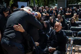 مراسم تشییع پیکر حمیدرضا درجاتی
