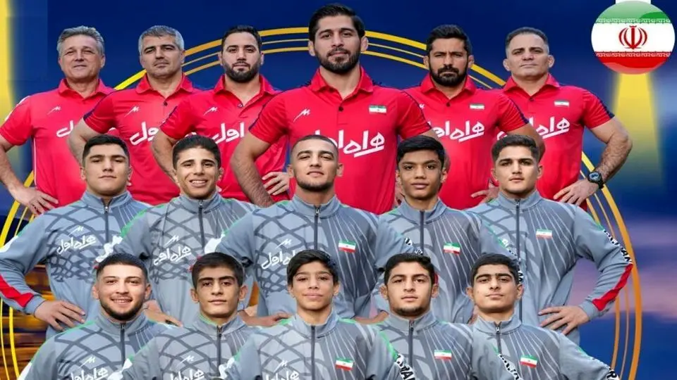 تتویج منتخب ناشئة ایران ببطولة العالم للمصارعة الحرة