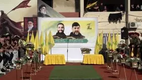 مراسم تشییع پیکر محافظ  سیدحسن نصرالله+ ویدئو
