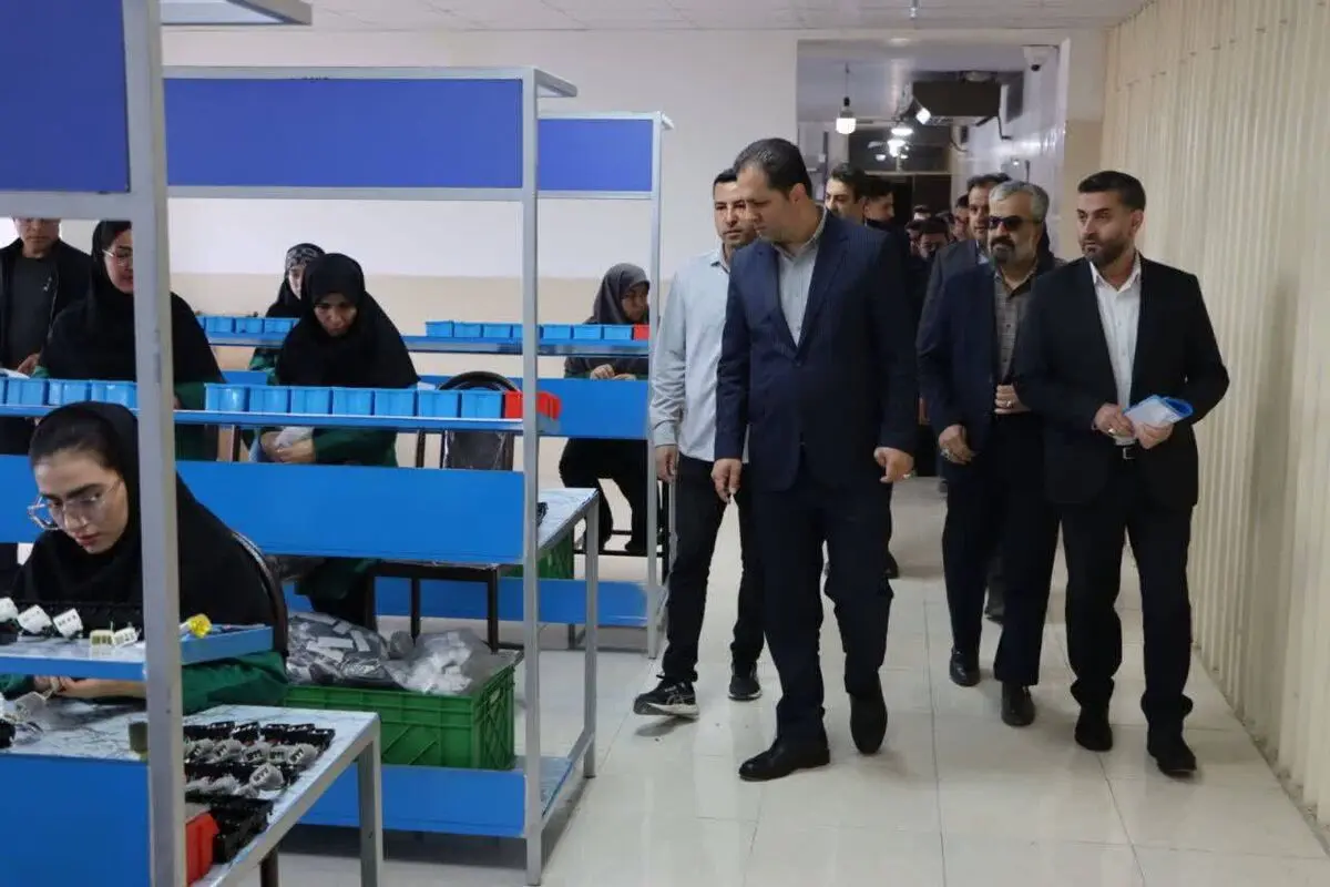 بازدید معاون اقتصادی استاندار همدان از واحدهای صنعتی رزن

