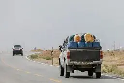 انسداد جاده اختصاصی قاچاقچیان سوخت در هرمزگان