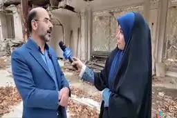 تخریب ویلای لوکسی که در رودخانه کرج ساخته شده است+ ویدئو