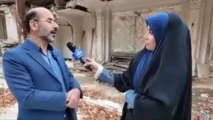 تخریب ویلای لوکسی که در رودخانه کرج ساخته شده است+ ویدئو