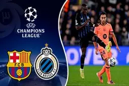 خلاصه بازی کلوب بروژ مقابل بارسلونا را ببینید+ ویدئو