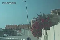 انتشار تصاویری از حمله اسرائیل به قطر