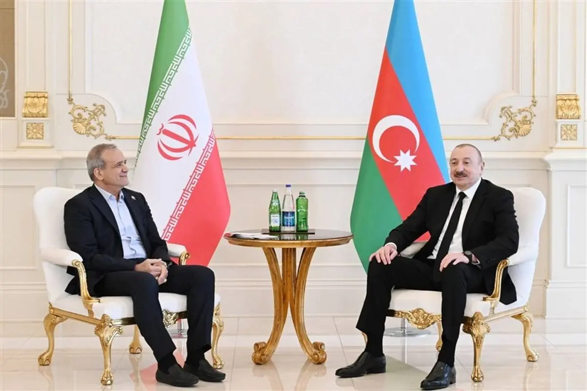  ویدئویی که الهام علی‌اف از دیدار خود با پزشکیان منتشر کرد