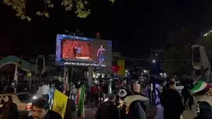 پخش تصویر امیرحسین زارع در تجمعات شبانه