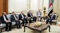 دیدار علی باقری با رئیس جمهور عراق

