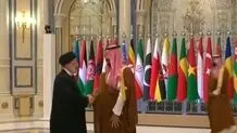 مباحثات بين الرئيس الإيراني وولي العهد السعودي