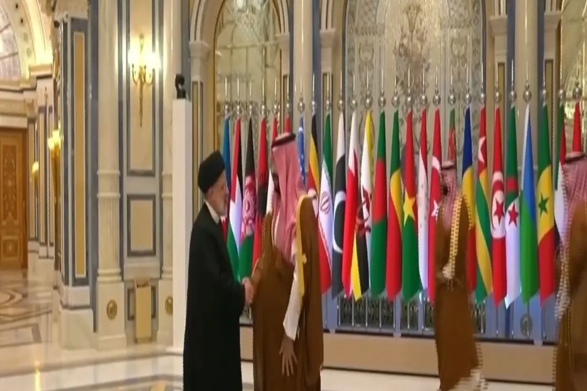 مباحثات بين الرئيس الإيراني وولي العهد السعودي